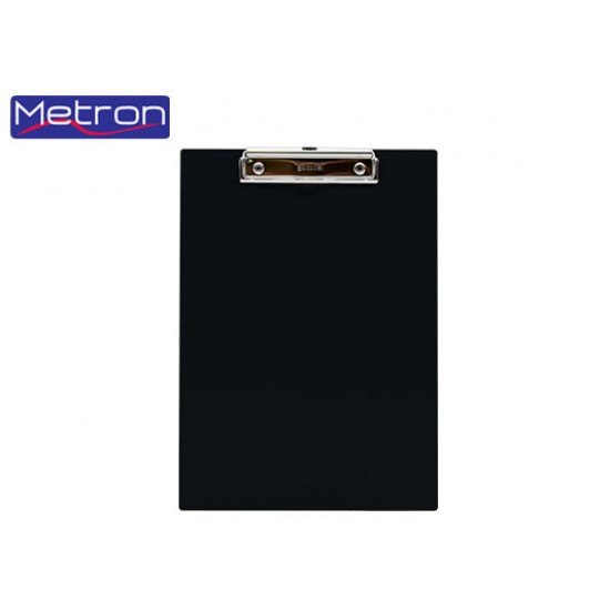 METRON ΠΙΝΑΚΙΔΑ ΣΕΜΙΝΑΡΙΟΥ ΜΕ ΠΙΑΣΤΡΑ Α4 ΠΛΑΣΤΙΚΟ ΜΑΤ ΜΑΥΡΟ